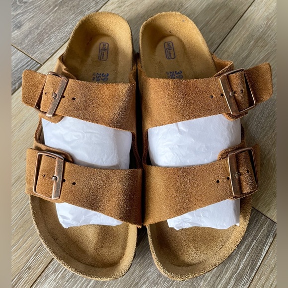 Birkenstock Shoes - Suede Leather Arizona Birkenstock Sandals Size 39
